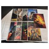 (9) Star Wars Topps Master Visions Trading Cards