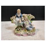 Vtg Ucagco Porcelain Vase Edwardian Style