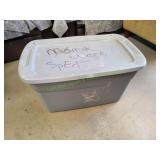 Large Tote of School Supplies