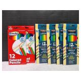 (6) Colored Pencils, 12ct