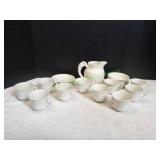 Wedgewood Teacups, Saucers & Pitcher