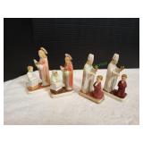 (4) Vtg Sanmyro Child First Communion Figurines