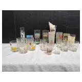 Vtg Shot Glasses, Beer Glasses & More