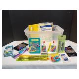 Tote of School Supplies