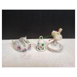 Vtg Ceramic Ballerina Ring Holder & More