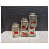 (3) Decorative Curve Bottles