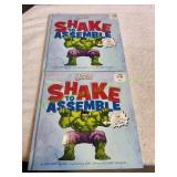 (2) Marvel Avengers Shake to Assemble Books