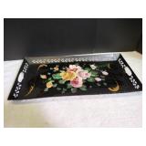 Decorative Metal Serving Tray