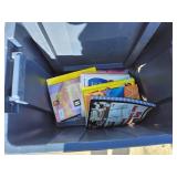 Large Tote of School Supplies