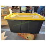 Large Storage Tote w/ Lid