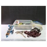 Tote of Tools, Clamps & More