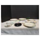 Various Vtg Dinner Plates, Saucers & More