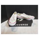 Converse White Tennis Shoe, Sz M6/W8