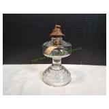 Vtg Glass Oil Lamp Base