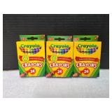 (3) Crayon Packets, 24ct