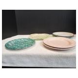 (7) Vtg Dinner Plates