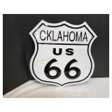 11x11 Oklahoma US 66 Metal Sign