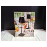 Mikasa Home Accent Touch Control LED Lamps, 2pc