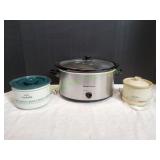 Hamilton Beach CrockPot w/ (2) Mini Crocks