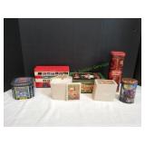 Vtg Tins & Cards