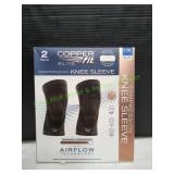 Copper Fit Elite Compression Knee Sleeve, L/XL
