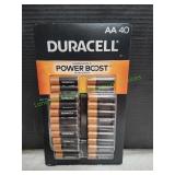 Duracell Power Boost AA Batteries, 40ct