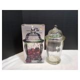 10" Crystal Glass The Jar