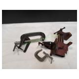 C-Clamps & Cast Iron Bench Vise Clamp Tool