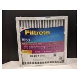 3M Filtrete 1550 20x20x4 Filter, 1pk