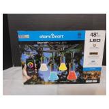 Atomi Smart Wi-Fi LED Color String Lights, 48ft