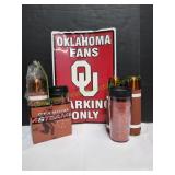 OU Parking Only Sign w/ Thermos