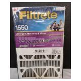 3M Filtrete 1550 16x25x5 Filter, 1pk