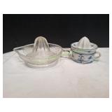 Vtg Glass & Ceramic Juicers