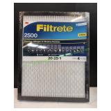 3M Filtrete 2500 20x25x1, 4pk Filters
