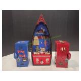 Decorative Fish Boat w/ (2) Lockers