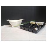 Colander w/ Flatware Organizer & More