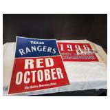 Texas Rangers Advertisements