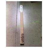 Umbra Cappa Set of 2 36-72" Rods, Black