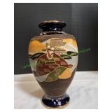 Japanese Satsuma Earthenware Vase