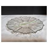 Vtg 10.5" EAPG Thistle Paneled Platter