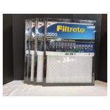3M Filtrete 2500 20x25x1, 4pk Filters