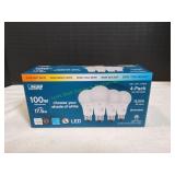 Feit Electric 100w Dimmable Bulbs, 4pk