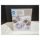 iDesign Cosmetic Organizers, 3pc