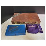 Vtg Rummy Game & Dominos