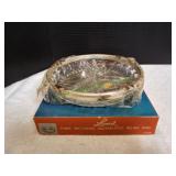 Leonard Three Sections Silverplated Relish Dish