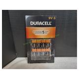 Duracell 9V Battery Pack, 8ct