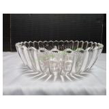 Vtg Heisey Crystolite Salad Bowl