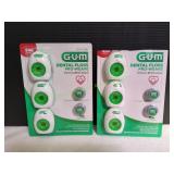 (2) Sunstar G U M Dental Floss Pro-Weave