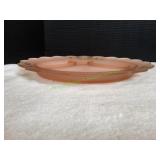 Vtg Anchor Hocking Pink Depression Serving Plate