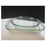 (2) Glass Pyrex Baking Dishes